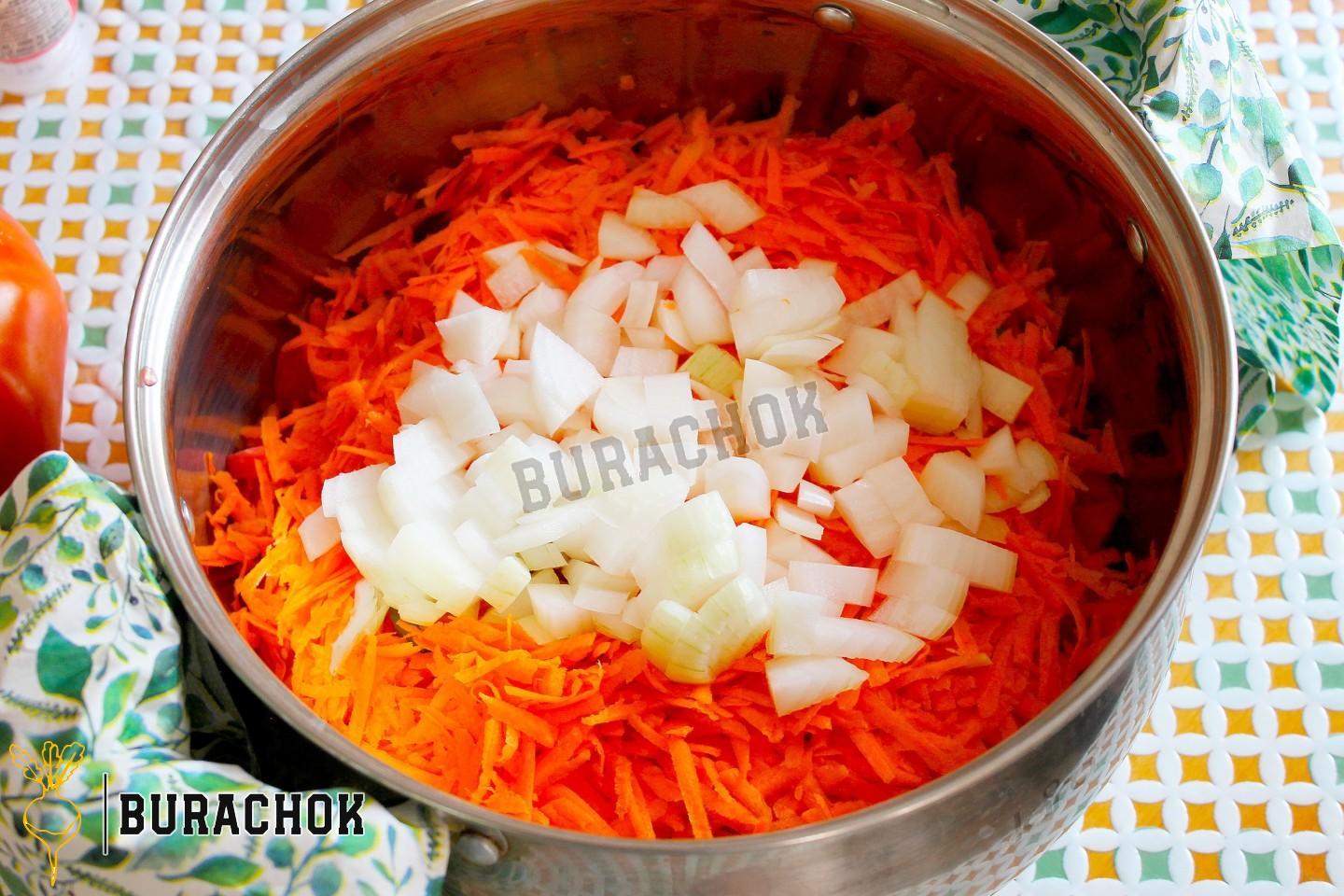 Баклажани з квасолею на зиму